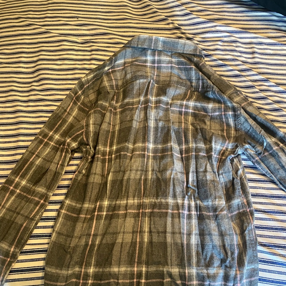 George Charcoal and Pink Plaid Shirt